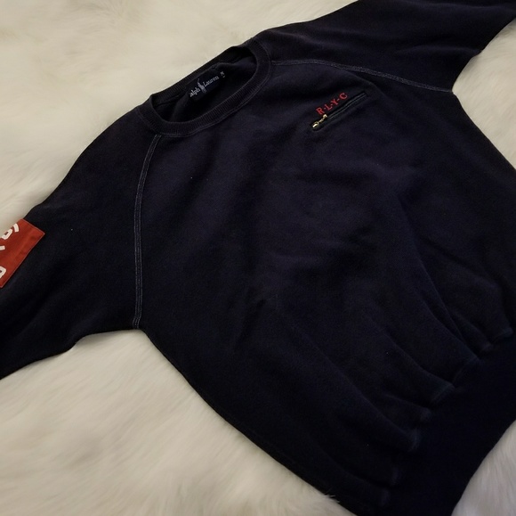 Ralph Lauren vintage Polo cprl 93 patch sweater - Picture 4 of 6